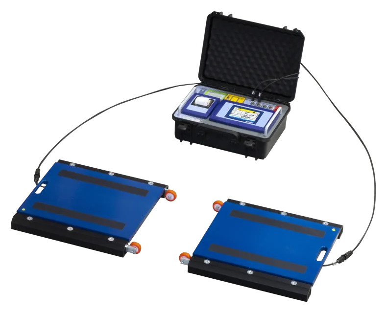 Radlastwaagen-Set Achslast-Set 2 Pads (Kabel) von Dini Argeo