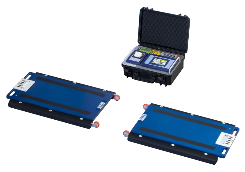 Radlastwaagen-Set Achslast-Set 2 Pads (Funk) von Dini Argeo