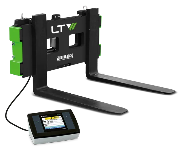 Staplerwaage LTW Touch Screen Wiege-Gabelträger von Dini Argeo
