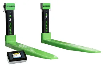 Staplerwaage Twin Forks Touch Screen Wiegegabeln von Dini Argeo