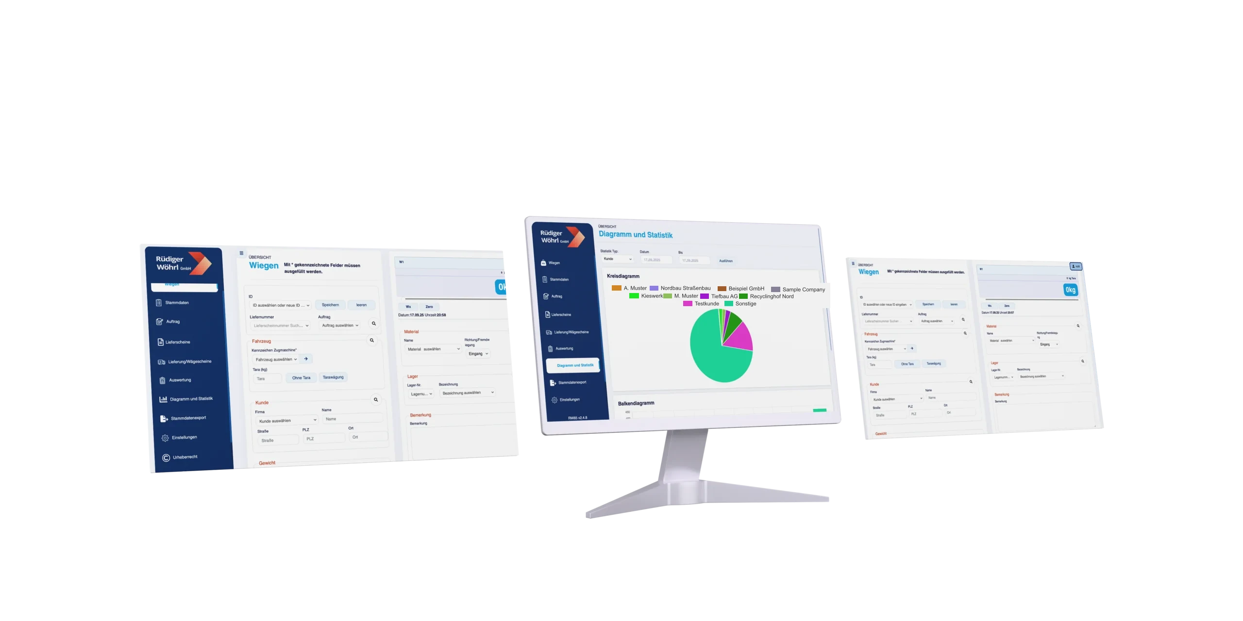 Waagensoftware RW65 im Browser – Wiegevorgänge, Belege und Auswertungen